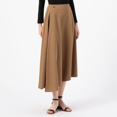 クレープジョーゼット アシンメトリースカート | maison