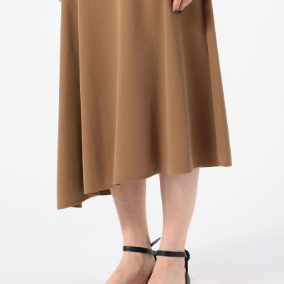 クレープジョーゼット アシンメトリースカート | maison