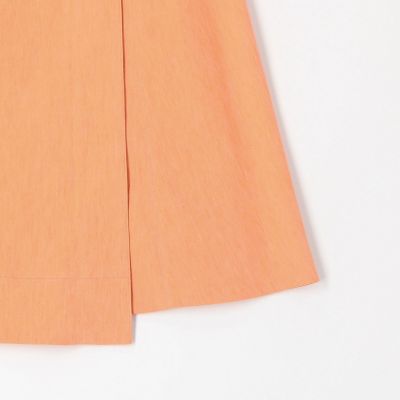 ライトリネンストレッチ　アシンメトリーフレアスカート