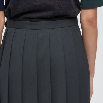 ハイツイストギャバジン プリーツミディスカート | ファッション・服  