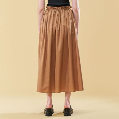 コットンシルクタイプライター ギャザースカート | ファッション・服
