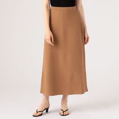 【クリーニング済】ドゥロワー 総柄ロングフレアスカート M コットンシルク クリーニング済】ドゥロワー 総柄ロングフレアスカート M