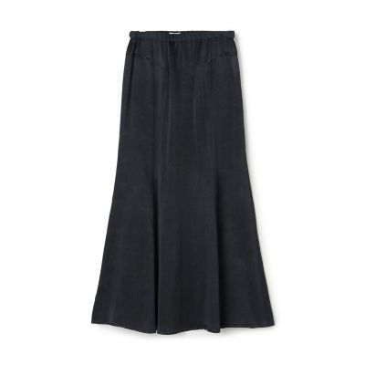 レーヨンコットンソフトサテン マーメイドスカート | maison