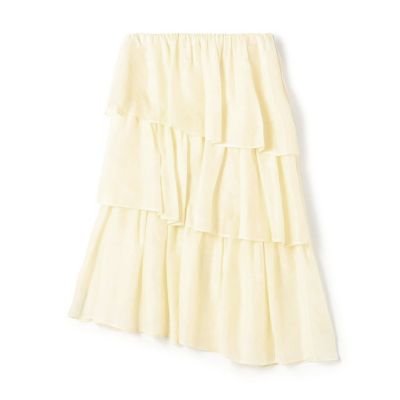 ＜maison TOMORROWLAND＞ムービングシャドウ　ジャカード　ティアードスカート