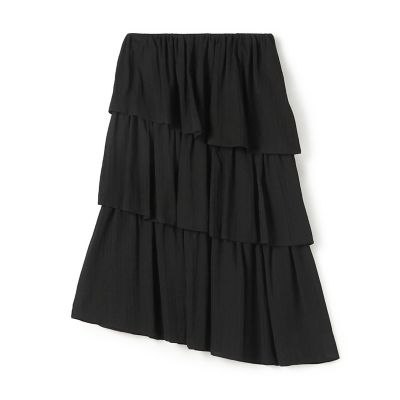 ＜maison TOMORROWLAND＞【送料無料】ドットストライプジャカード　　ティアードスカート