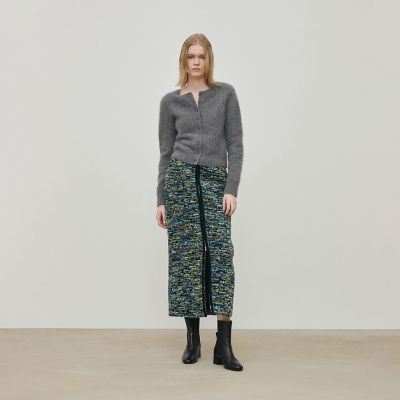 モザイクモール ダブルジップ タイトスカート | maison TOMORROWLAND