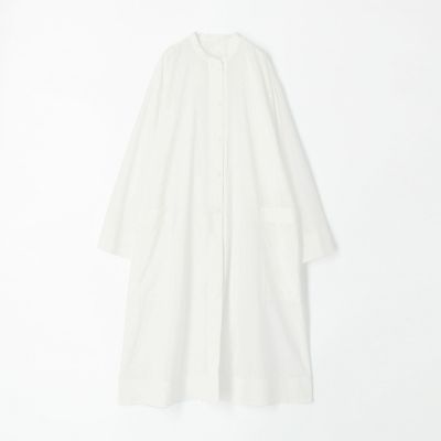 ＜maison TOMORROWLAND＞エアリークロス　ロングシャツワンピース