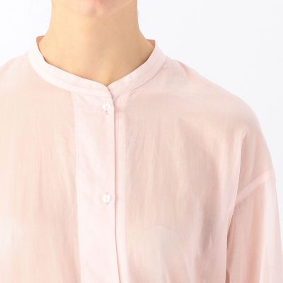 グラデーションチッププリント　ロングシャツワンピース