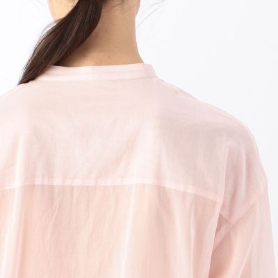 グラデーションチッププリント　ロングシャツワンピース