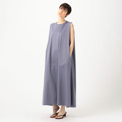 ＜maison TOMORROWLAND＞コンパクトコットンスムースジャージー　ノースリーブロングワンピース