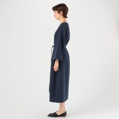 ライトダブルクロス　フレアスリーブワンピース