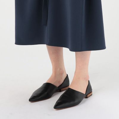 ライトダブルクロス　フレアスリーブワンピース