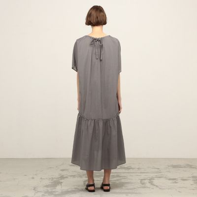 コットンシルクタイプライター ティアードギャザーワンピース | maison