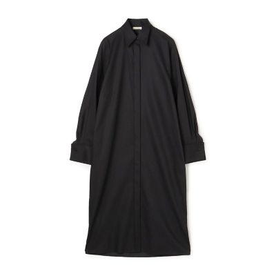 ドビークロス ウィングカラーシャツワンピース | maison