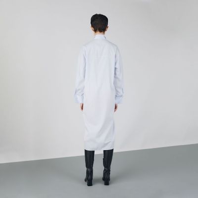 ドビークロス　ウィングカラーシャツワンピース