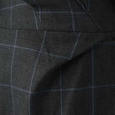 ウールフランネル　ウエストタックシャツワンピース
