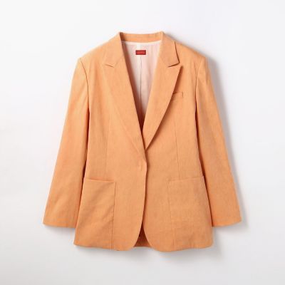 ライトリネンストレッチ　オーバーサイズドジャケット