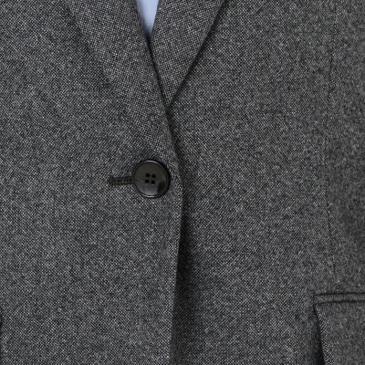 ミドルウールシャークスキン　ピークドラペルジャケット