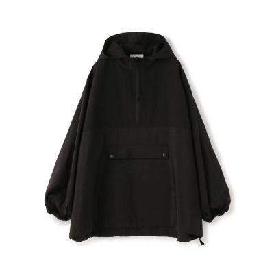 ウールナイロンウォッシュドクロス　アノラックパーカー