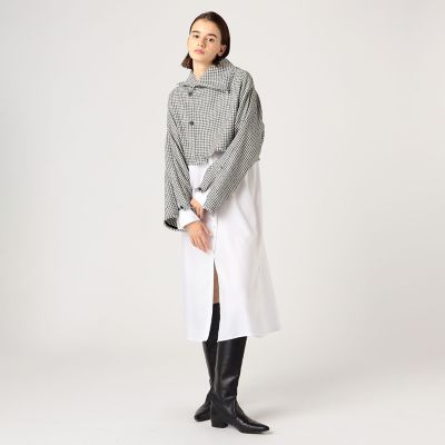 ブロークンバルキーツイル　クロップトジャケット