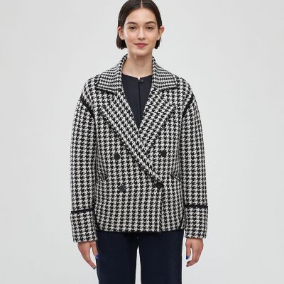ダブルフェイスジャカード　ダブルブレストジャケット