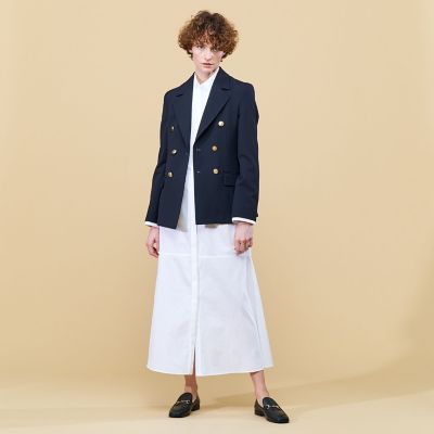 ハードオックスフォード ダブルブレストジャケット | maison