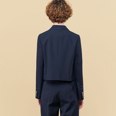 DES PRES　デ・プレ　ハードウールオックスフォード ショートジャケット ハードウールオックスフォード ショートジャケット | maison