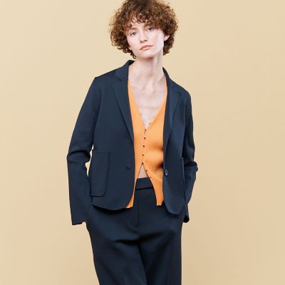 フルニードルニットパターン ラペルジャケット | maison TOMORROWLAND