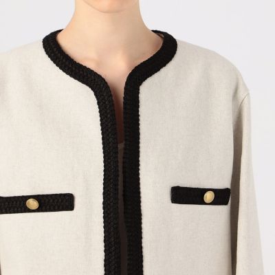 美品✨DES PRES コットンリネンハイカウントクロス ノーカラージャケット BPF01_22_22073107112_4100?$