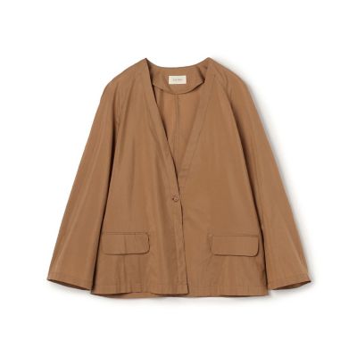 ＜maison TOMORROWLAND＞コットンシルクタイプライター　ケープライクジャケット