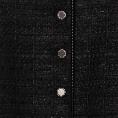 【タイムセール：６月３０日（月）午前９時３０分迄】シックツイード　クルーネックジャケット