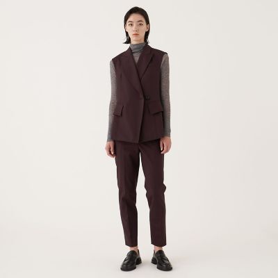 最終お値下げ【TOMORROWLANDcollection】ジレ新品　26400 ハイカウントコットン ジレ | maison TOMORROWLAND/メゾン