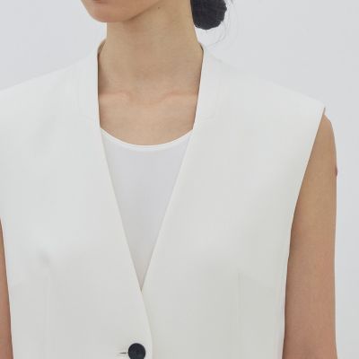 ライトダブルクロス ノーカラージレ | maison TOMORROWLAND/メゾン