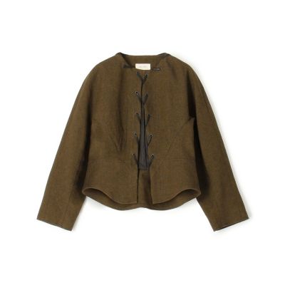 ＜maison TOMORROWLAND＞コットンリネンキャンバス　コンパクトジャケット