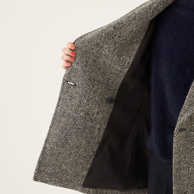 トゥモローランド　テーラードジャケット　ハリスツイード　ヘリンボーン　48サイズ TOMORROWLAND ハリスツイード ヘリンボーン ジャケット サイズ48