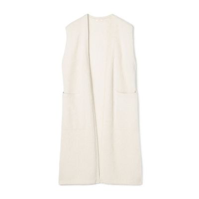 ＜maison TOMORROWLAND＞フォックスカシミヤ　ロングジレ