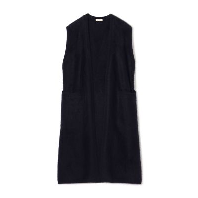 【SALE】maison TOMORROWLAND/メゾン トゥモローランド フォックスカシミヤ ロングジレ 69ネイビー コート・ジャケット【三越伊勢丹/公式】