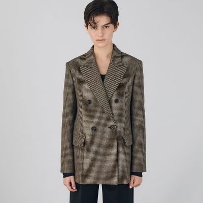 ブリティッシュツイード ダブルブレストジャケット | maison