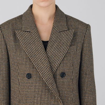 ブリティッシュツイード ダブルブレストジャケット | maison