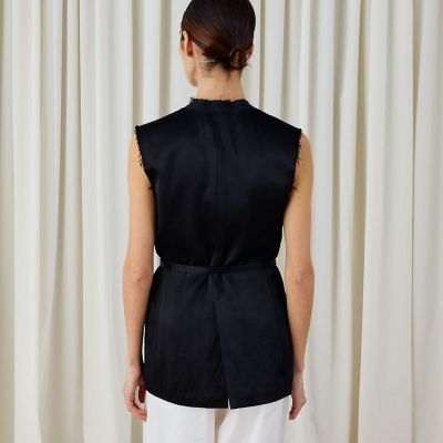 ソフトサテン ノーカラージレ | maison TOMORROWLAND/メゾン