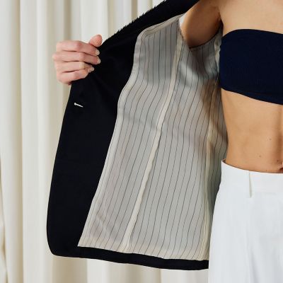 ソフトサテン ノーカラージレ | maison TOMORROWLAND/メゾン