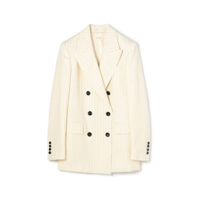 ＜maison TOMORROWLAND＞ウールドスキン　ダブルブレスレッドジャケット