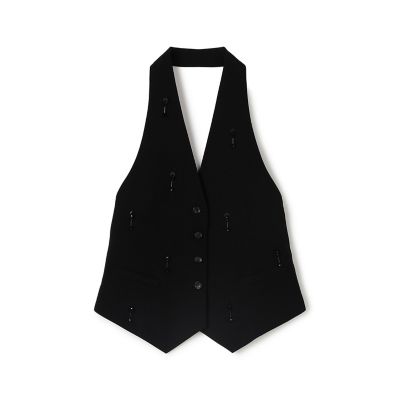 ＜maison TOMORROWLAND＞ソフトウールオックスフォード　ホルターウエストコート