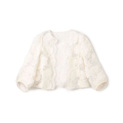 ＜maison TOMORROWLAND＞リバーレース　クロップドジャケット