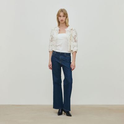 リバーレース クロップドジャケット | maison TOMORROWLAND/メゾン