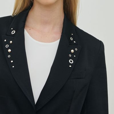 レーヨンサテン クロップドジャケット | maison TOMORROWLAND/メゾン