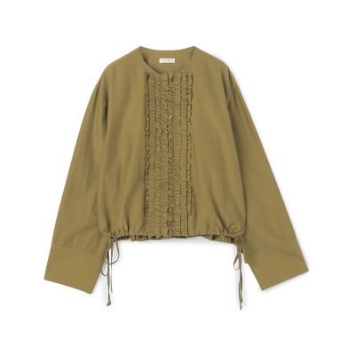 ＜maison TOMORROWLAND＞【送料無料】コットンシルクポプリン　フリルブルゾン