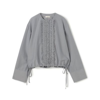 コットンシルクポプリン フリルブルゾン | maison TOMORROWLAND/メゾン