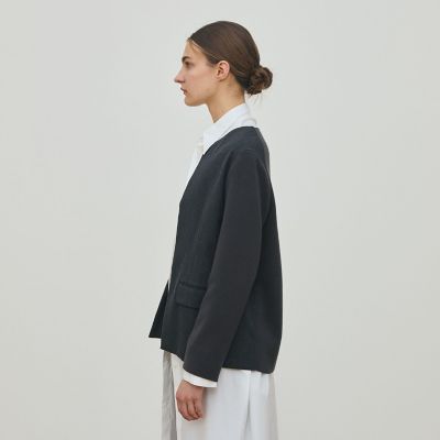 予約商品10月中旬以降順次お届け】ウールファブリックコンビ