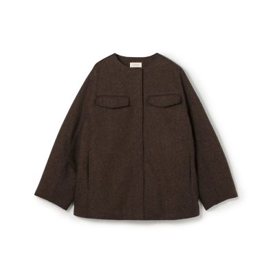 ＜maison TOMORROWLAND＞【送料無料】ミルドウール　ショートコート